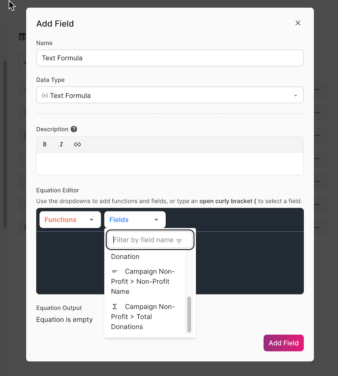 About Text Formulas