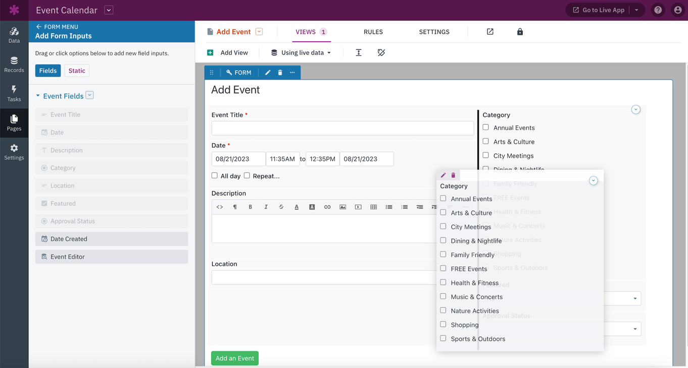 How to Change the Layout of Forms