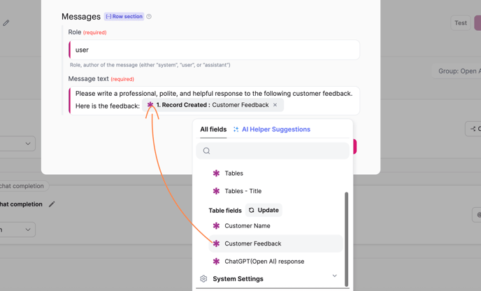 MapCustomerFeedback
